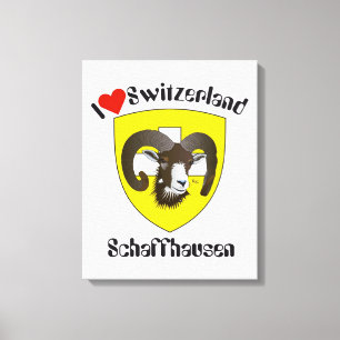 Schweiz  Suisse  Switzerland Schaffhausen Leinwanddruck