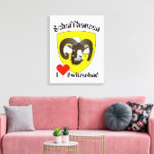 Schweiz  Suisse  Switzerland Schaffhausen Leinwanddruck (Insitu (Wohnzimmer))