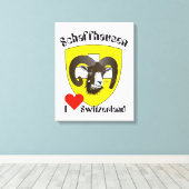 Schweiz  Suisse  Switzerland Schaffhausen Leinwanddruck (Insitu (Holzboden))