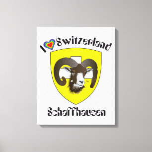 Schweiz  Suisse  Switzerland Schaffhausen Leinwanddruck