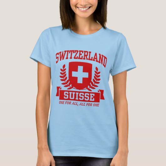 Schweiz Suisse T-Shirt (Vorderseite)
