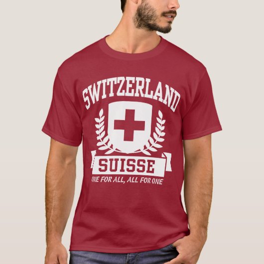 Schweiz Suisse T-Shirt (Vorderseite)
