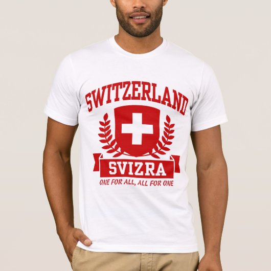 Schweiz Svizra T-Shirt (Vorderseite)