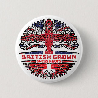 Schweiz Swiss UK Vereinigtes Königreich British Tr Button