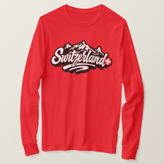 Schweiz T-Shirt (Design vorne)