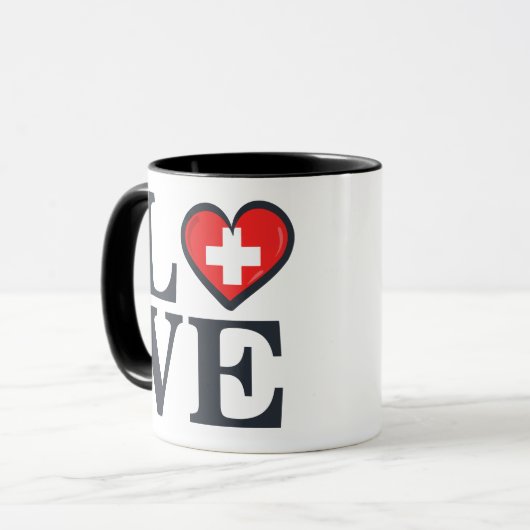 Schweiz Tasse (Vorderseite Links)