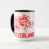 Schweiz Tasse (Vorderseite Links)