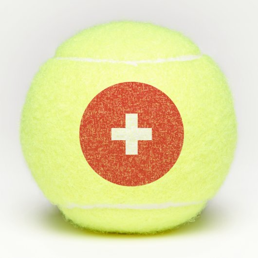 Schweiz Tennisbälle (Vorderseite)