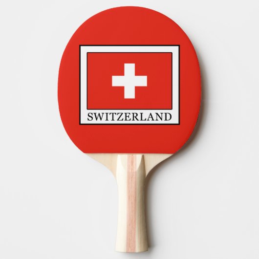 Schweiz Tischtennis Schläger (Vorderseite)