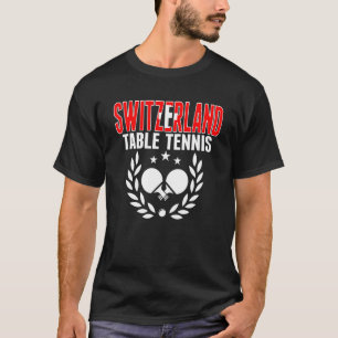 Schweiz Tischtennis Schweizer Pingpong-Unterstützu T-Shirt