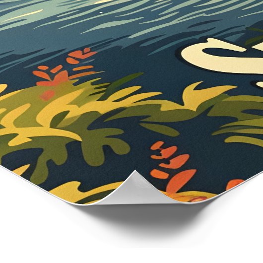 Schweiz Tranquility: Sevilla Poster (Ecke)