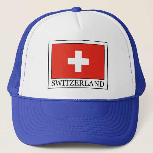 Schweiz Truckerkappe (Vorderseite)