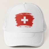 Schweiz Truckerkappe (Vorderseite)