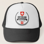 Schweiz Truckerkappe (Vorderseite)
