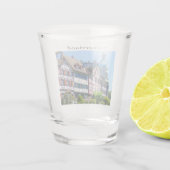 Schweiz Typische Häuser Souvenir Schnapsglas (Rückseite)