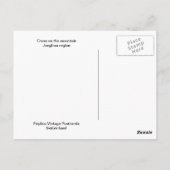 Schweiz, überqueren auf dem Berg, Jungfrau Region Postkarte (Rückseite)