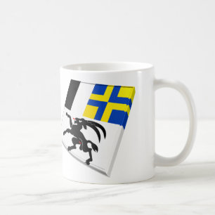 Schweiz- und Graubuendenflaggen Kaffeetasse