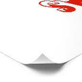 Schweiz und Schweizer Flagge mit Ihrem Namen Poster (Ecke)