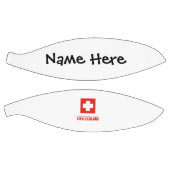 Schweiz und Schweizer Flagge Personalisiert Basketball (Panele)