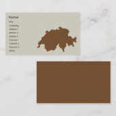 Schweiz - Unternehmen Visitenkarte (Vorne/Hinten)