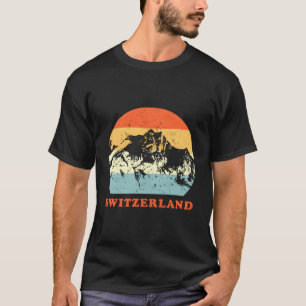 Schweiz Vintage Bergfreunde T-Shirt