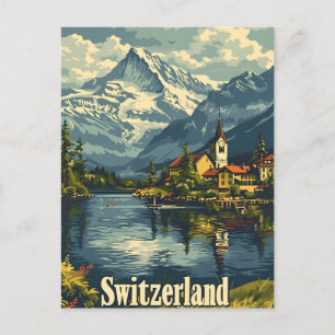 Schweiz vintage postkarte