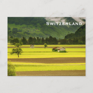 Schweiz Vintage Reise Tourismus Zusatz Postkarte