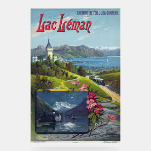 Schweiz Vintage-Reiseposter Acrylschild
