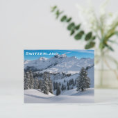 Schweiz Vintage Tourismus Postkarte (Stehend Vorderseite)