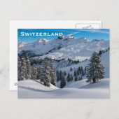 Schweiz Vintage Tourismus Postkarte (Vorne/Hinten)