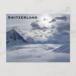 Schweiz Vintage Tourismus Postkarte