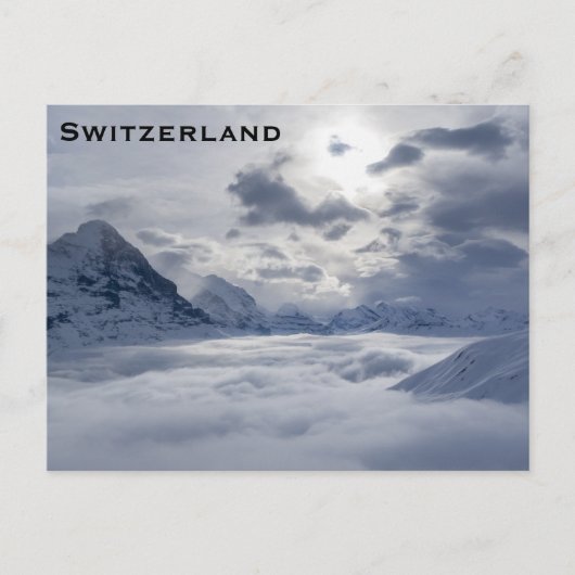 Schweiz Vintage Tourismus Postkarte (Vorderseite)