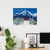 Schweiz Vintage Travel Poster (Heimbüro)