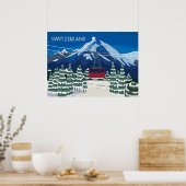 Schweiz Vintage Travel Poster (Küche)