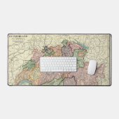 Schweiz Vintager Agent für Reisen Schreibtischunterlage (Tastatur & Maus)