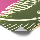 Schweiz Vintages Reiseplakat Poster (Ecke)