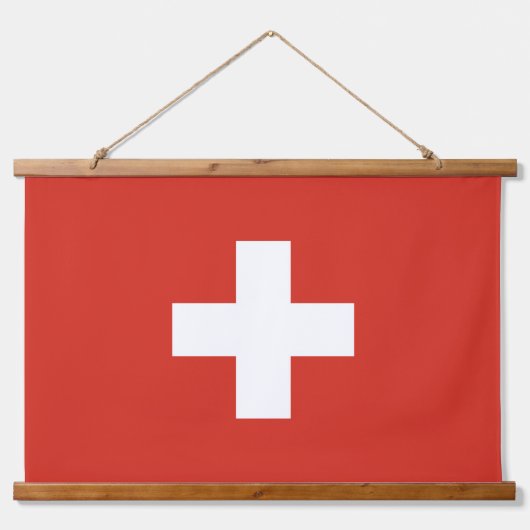 Schweiz Wandteppich Mit Holzrahmen (Vorderseite 3)