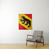 " Schweiz: Wappen Flagge Kanton Bern ... Wandteppich (Beispiel)