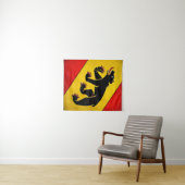 " Schweiz: Wappen Flagge Kanton Bern ... Wandteppich (Beispiel (Horizontal))