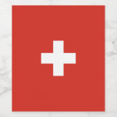 Schweiz Weinetikett (Einzelnes Label)