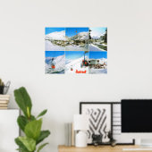 Schweiz, Wintersportort Andermatt Poster (Heimbüro)