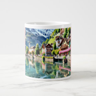Schweiz, wo Schönheit nie endet Jumbo-Tasse