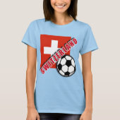SCHWEIZ - World Soccer Fan Tshirts (Vorderseite)
