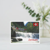 Schweiz - Zermatt Postkarte (Stehend Vorderseite)