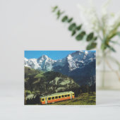 Schweiz, Züge nach Jungfraujoch, die Spitze der Eu Postkarte (Stehend Vorderseite)