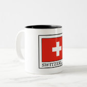 Schweiz Zweifarbige Tasse (Vorderseite Links)