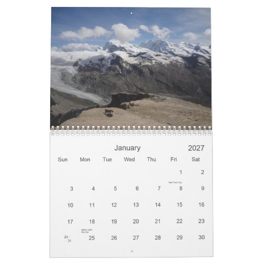 Schweizer Alpen 2015 "Matterhorns und der Freunde" Kalender (Jan 2027)