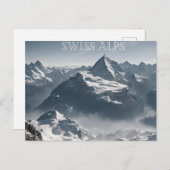 Schweizer Alpen (4) Postkarte (Vorne/Hinten)