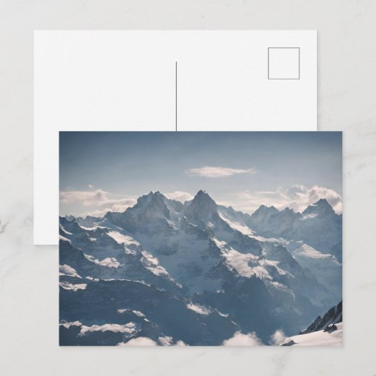 Schweizer Alpen (6) Postkarte (Vorne/Hinten)