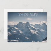 Schweizer Alpen (7) Postkarte (Vorne/Hinten)